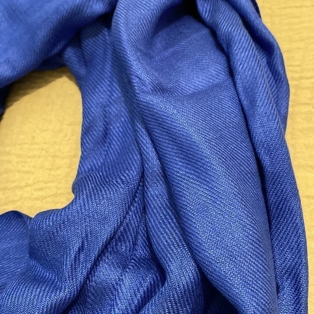 Pashmina Blue scarf 28”70” . New. No tags.